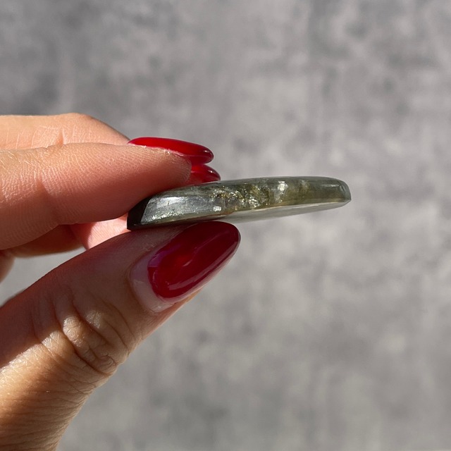 【ラブラドライト】カボション ① 鉱物 天然石 パワーストーン