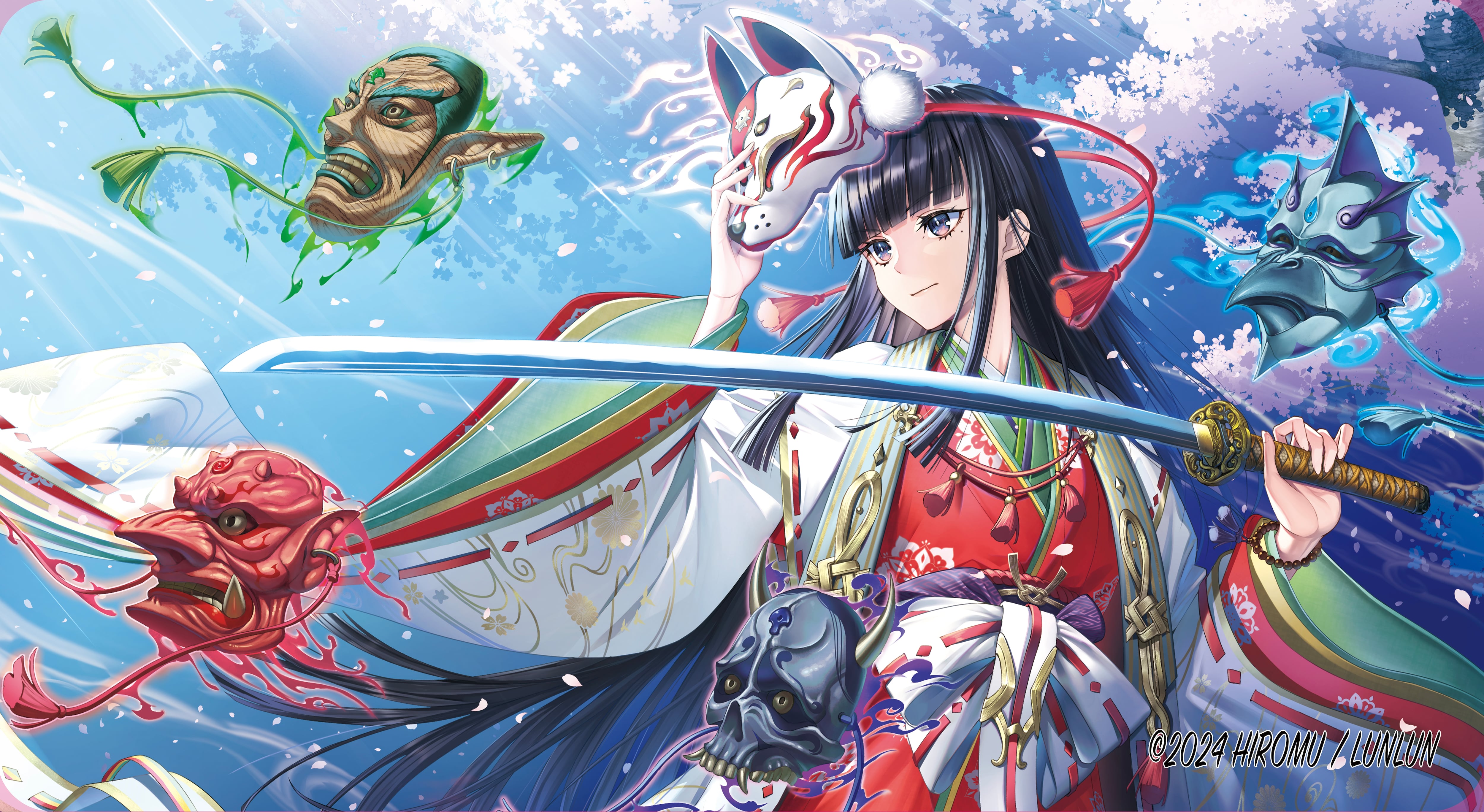 ★LUNLUN Fes2024★洋歩先生★イベント特別イラスト★プレイマット★描き下ろし★限定品