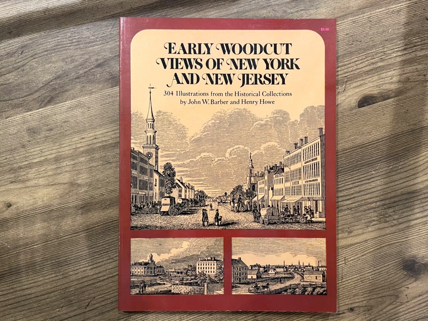 【VN032】Early woodcut views of New York and New Jersey /visual book