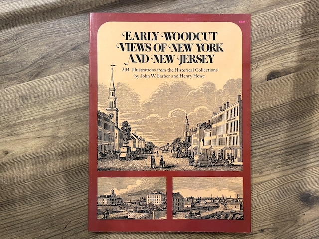 【VN032】Early woodcut views of New York and New Jersey /visual book