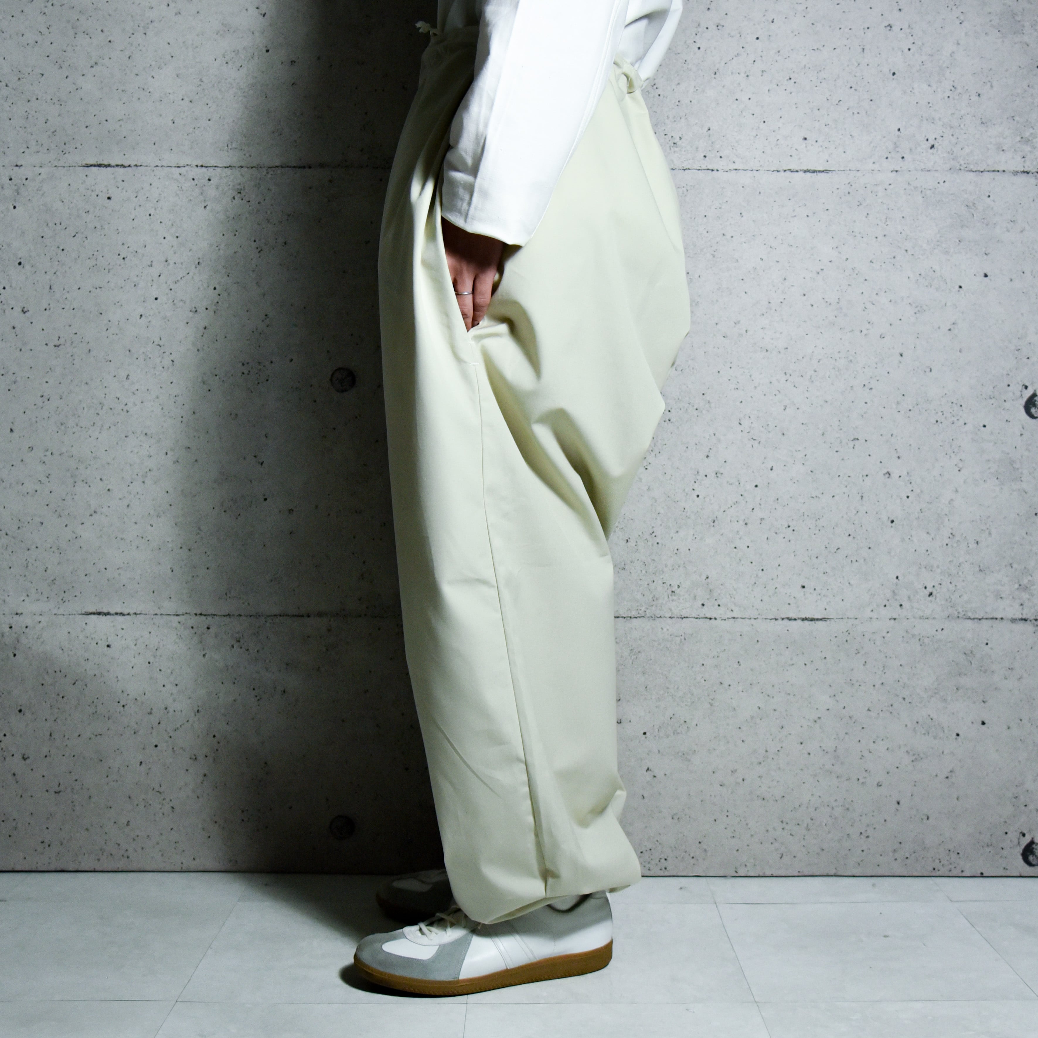 DEAD STOCK】60-70s Swedish Army Snow Camouflage Over Pants