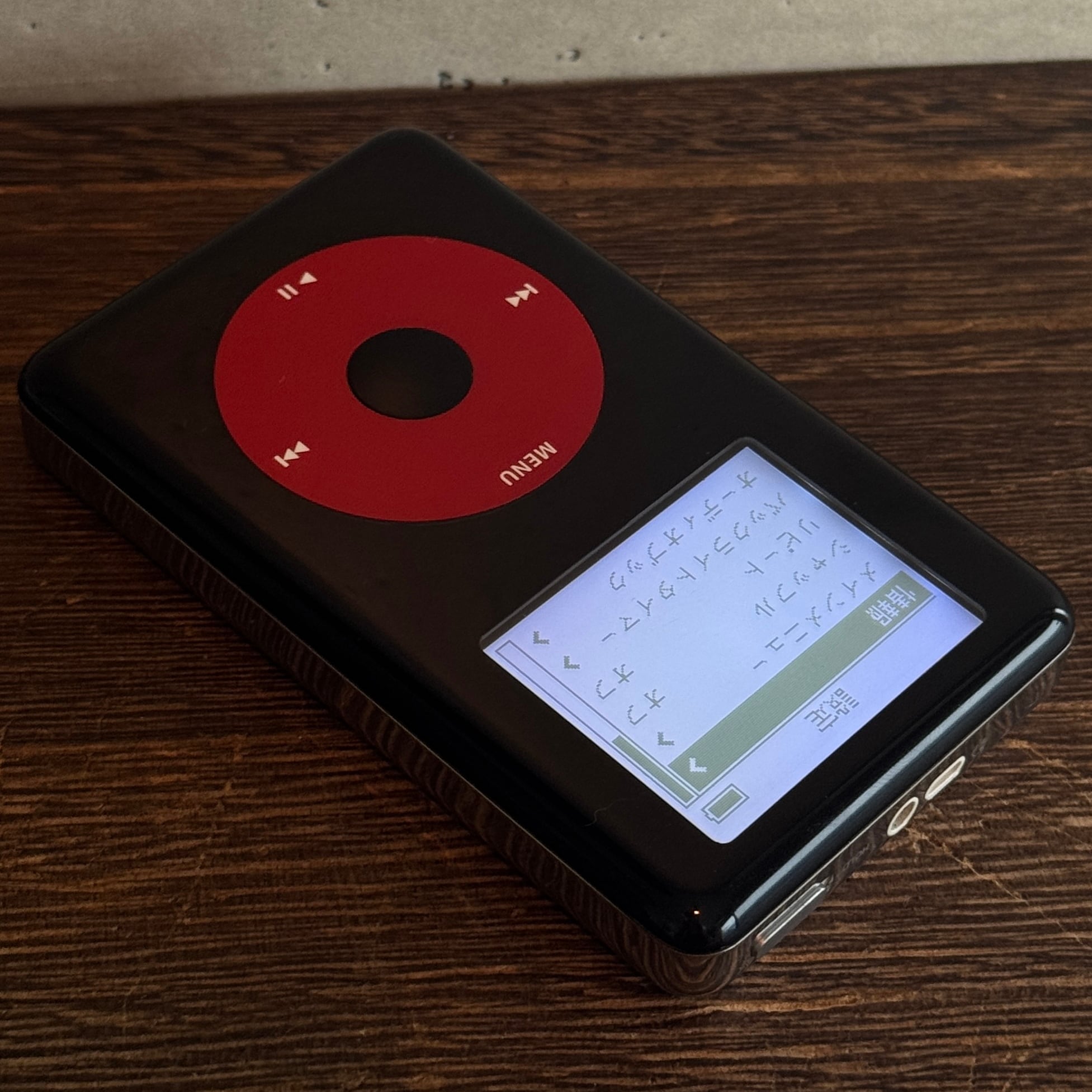 ジャンク　Apple iPod classic 20GB A1099 U2 限定 レア】iPod U2 Special Edition 第4世代 A1059｜新品バッテリー交換