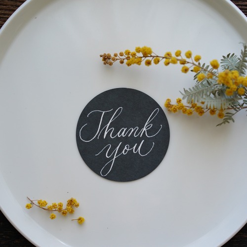 手書き thank you カード 【サークル】
