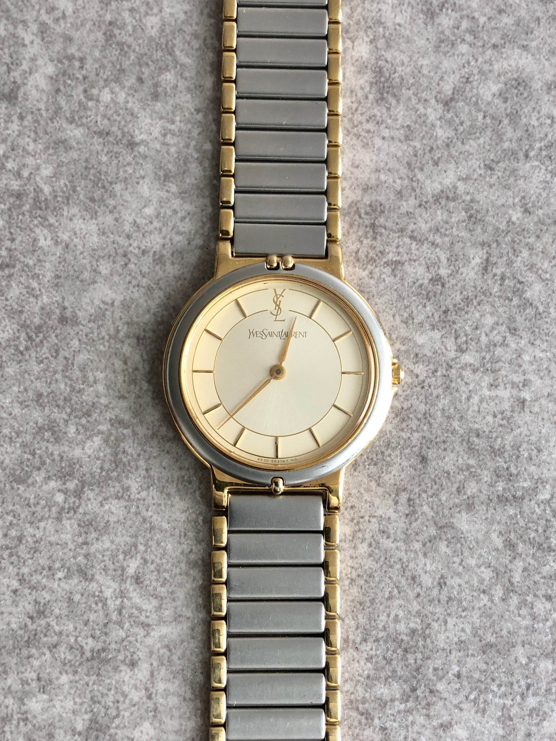 Yves Saint Laurent イヴ・サンローラン 腕時計 シルバー ステンレス