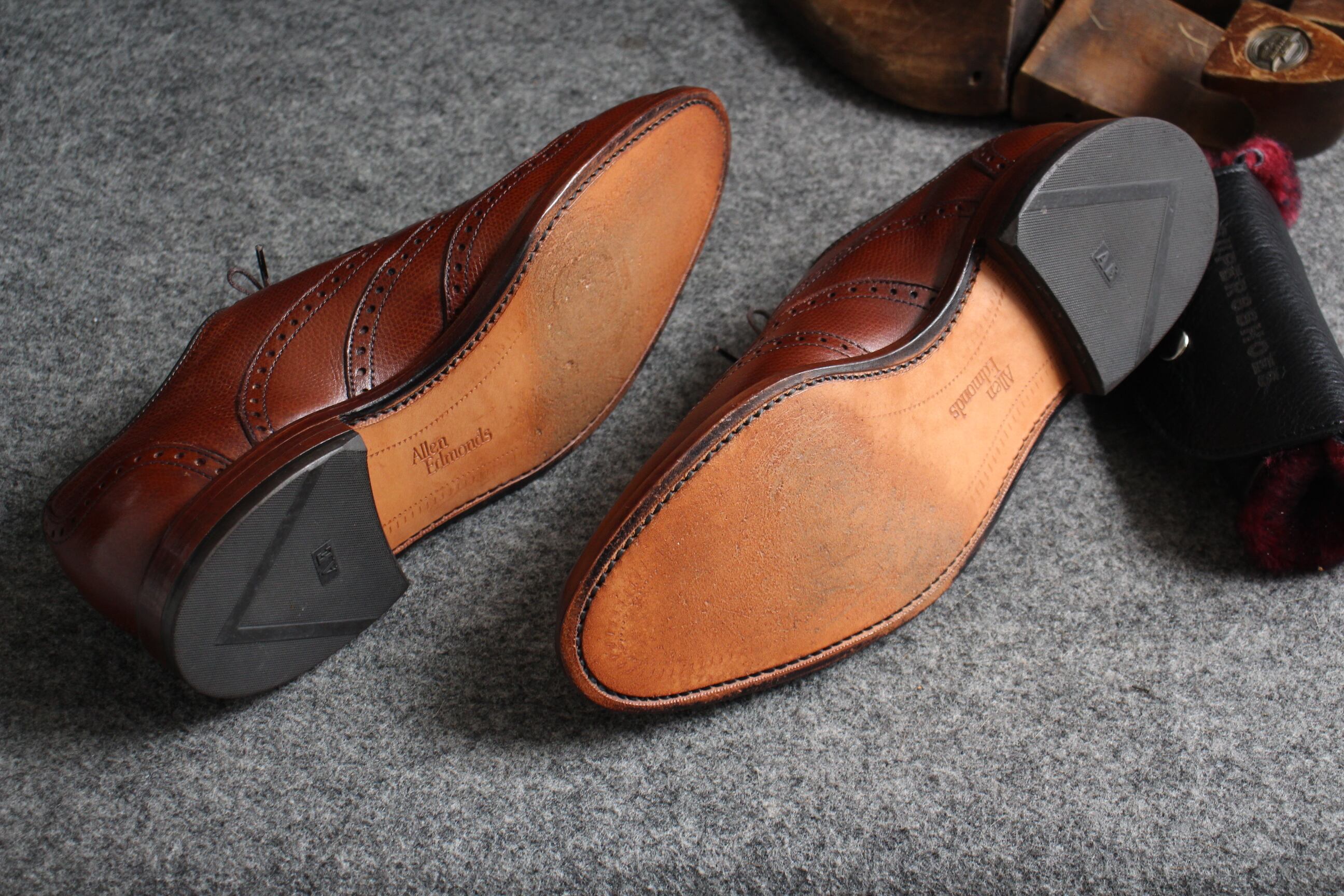 US7.5D Allen Edmonds McClain ウィングチップ MADE IN USA ～'00