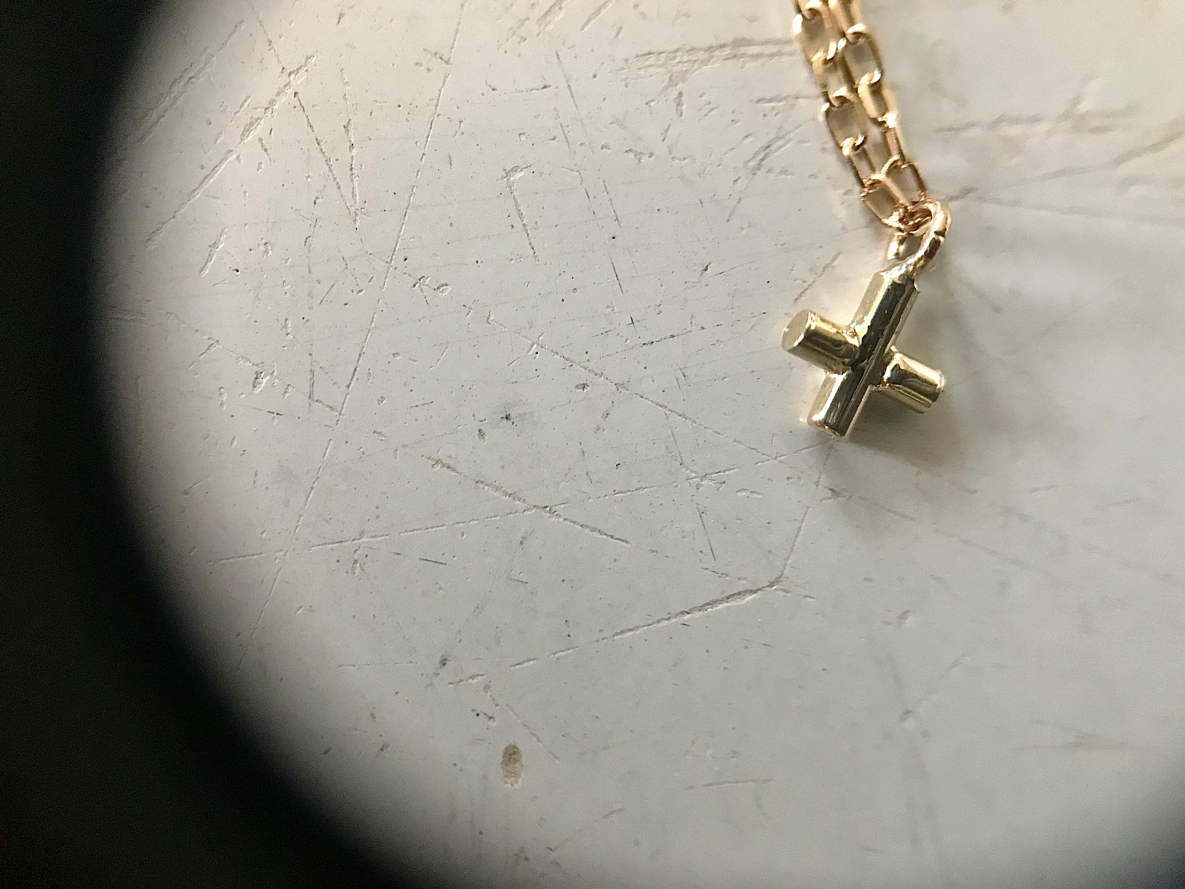 K18baby cross/neckl order