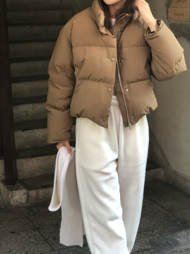 (予約) verveine / Basel duck down short padding 3color