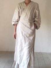 ［受注制作］リネン 生成り　衣布mercerieタユタエ