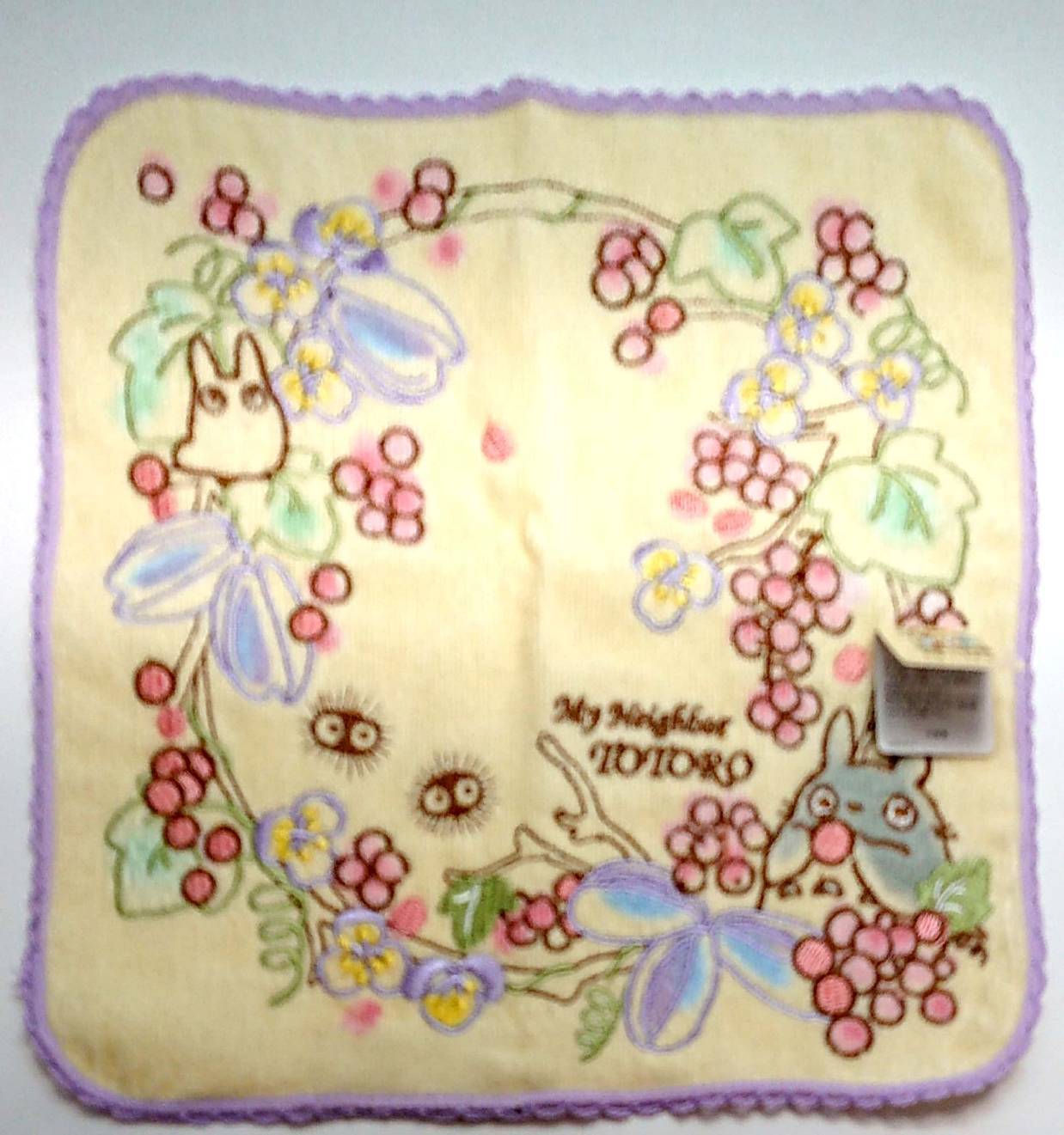 トトロ刺繍タオルハンカチ | bepop