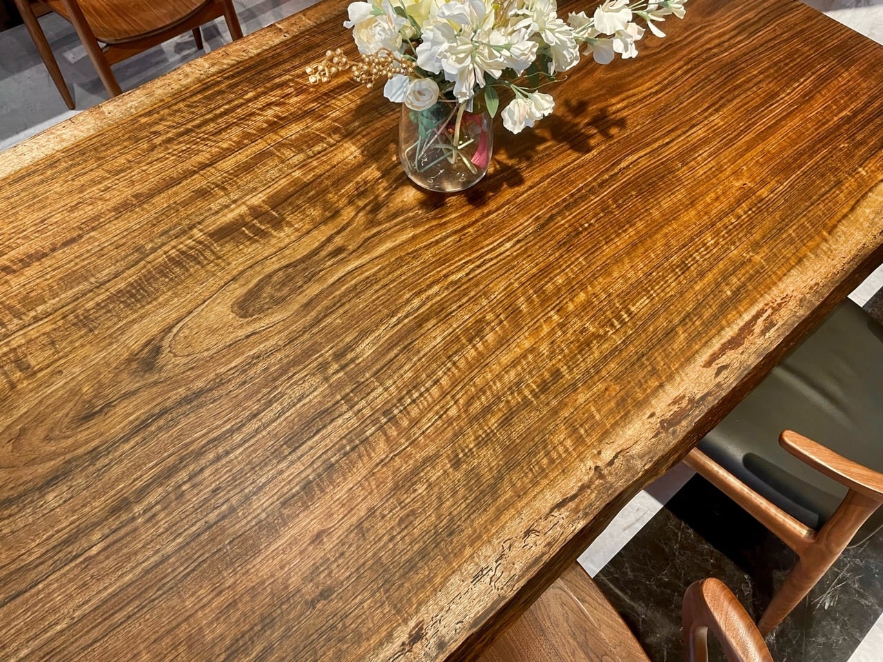 全面杢】オバンコール_1800×1000‐1100×80_横浜元町店_テーブル天板/一