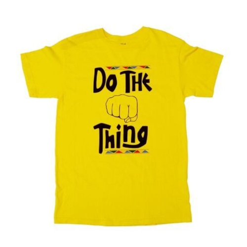 Stay Black DTRT Tee -Yellow