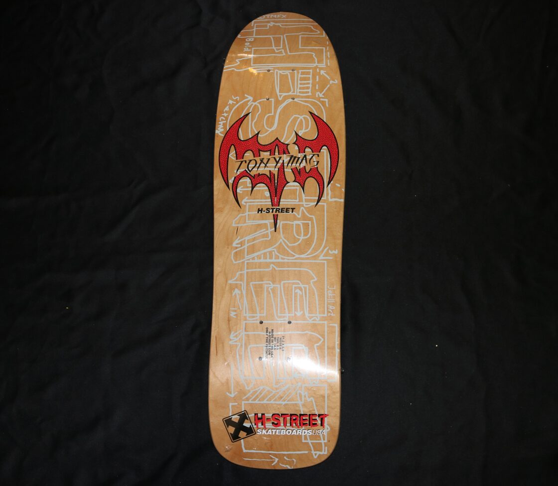 H-STREET SKATEBOARDING スケートデッキ【TONY MAG BAT/O