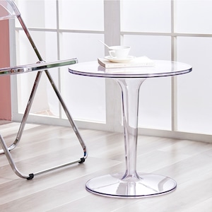 clear tea table 2colors / クリア ティーテーブル ソファー ダイニング サイドテーブル アクリル 透明 北欧 韓国 家具