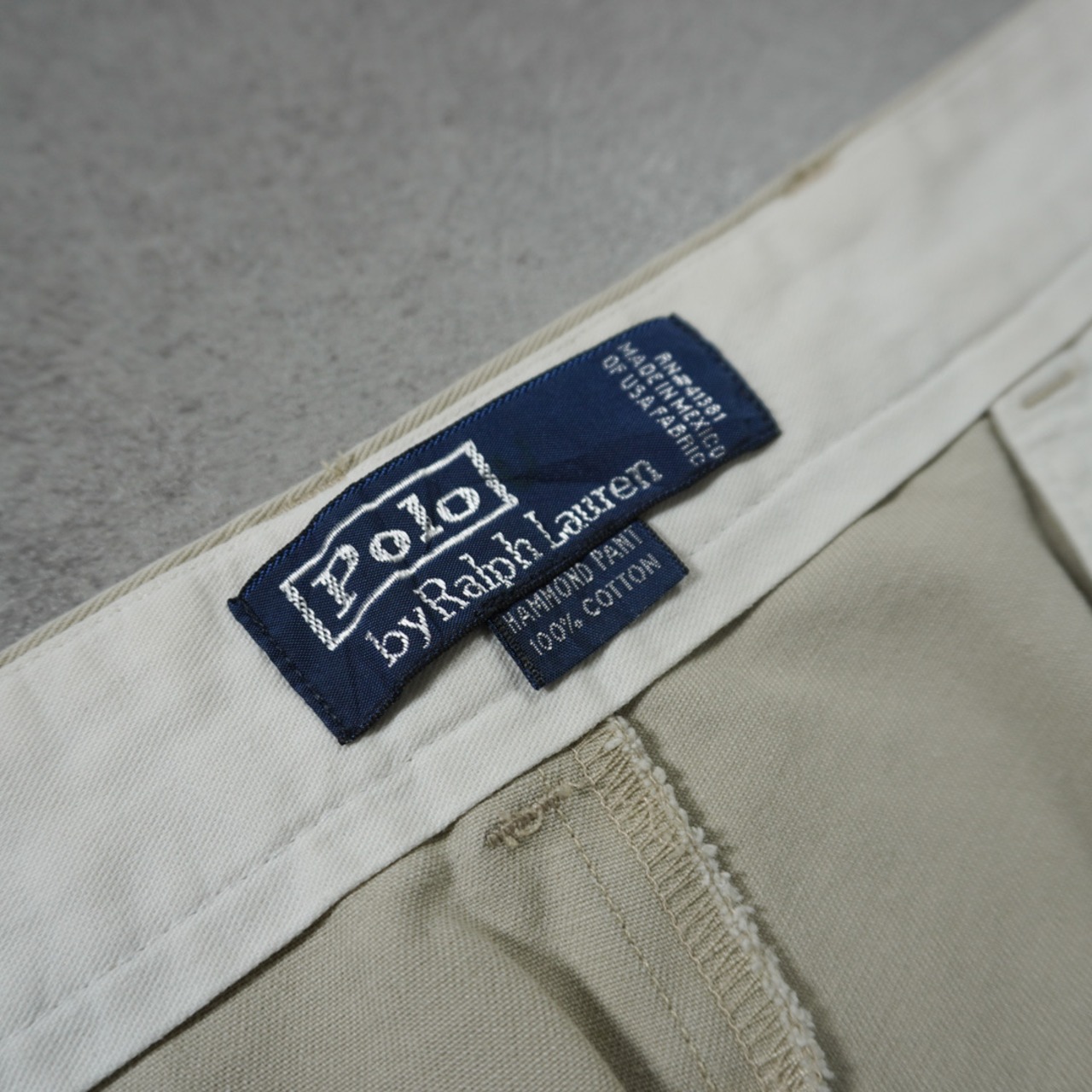 90s Polo by Ralph Lauren POLO CHINO "HAMMOND" W36L30 古着 - 7