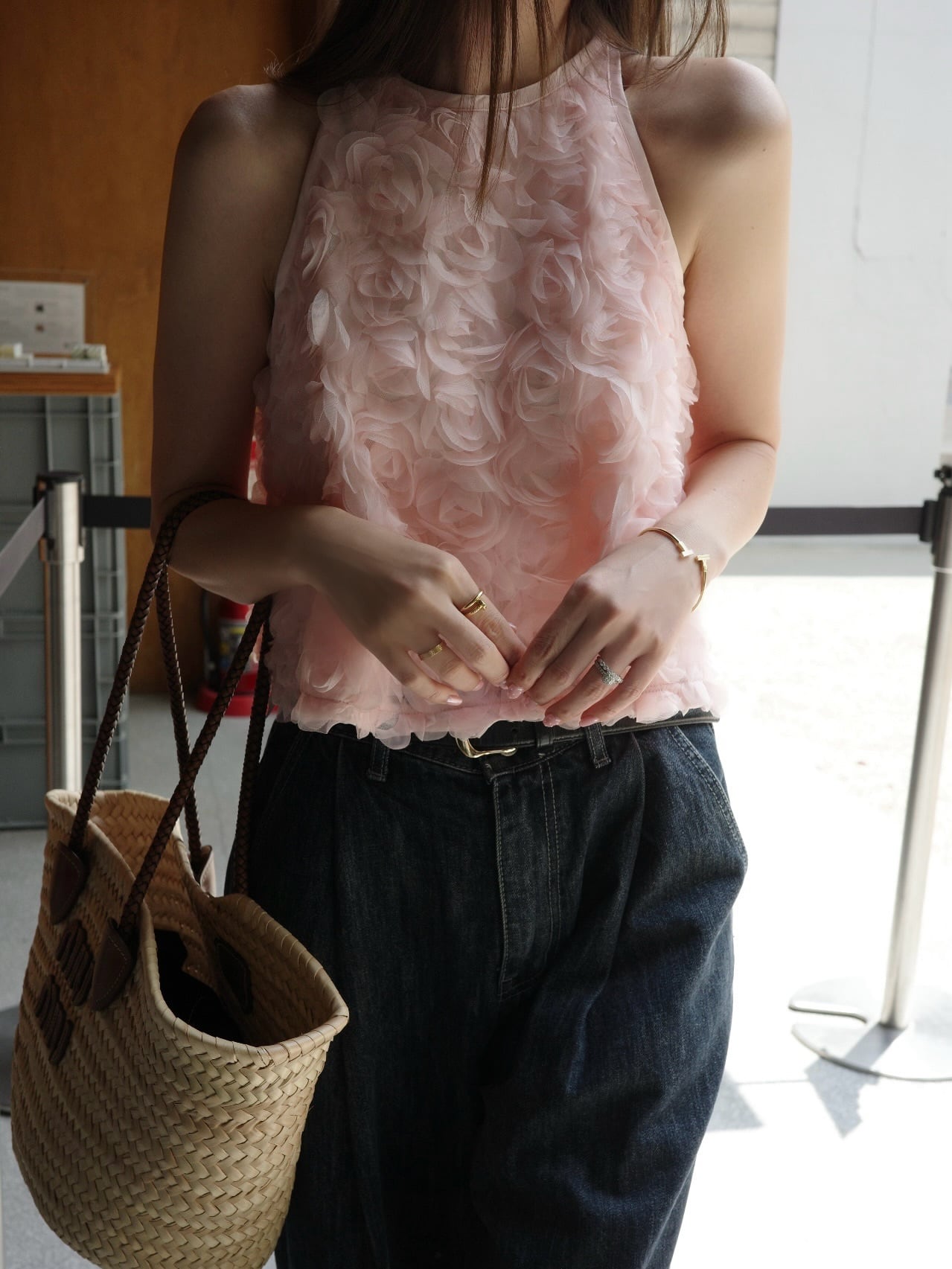 Rose blouse /pink(7月上旬〜中旬頃発送予定)
