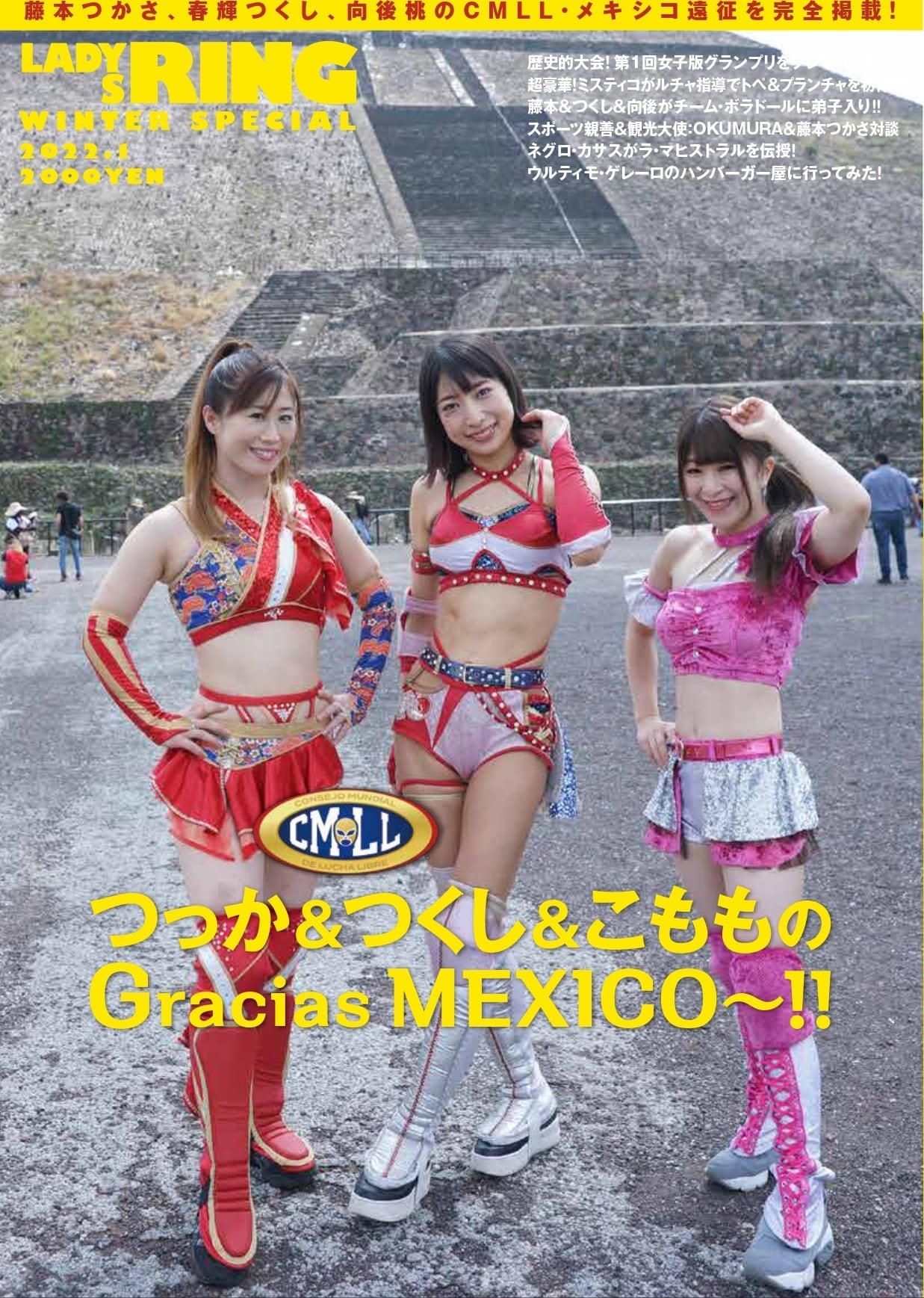 桃蓮玉専用✨宝くじブレス❣️ 藤本つかさ、春輝つくし、向後桃メキシコ遠征記念特集号 (LADYSRING