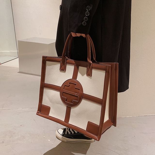 カジュアルショルダーバッグ トートバッグ 手作りハンドバック41808278036