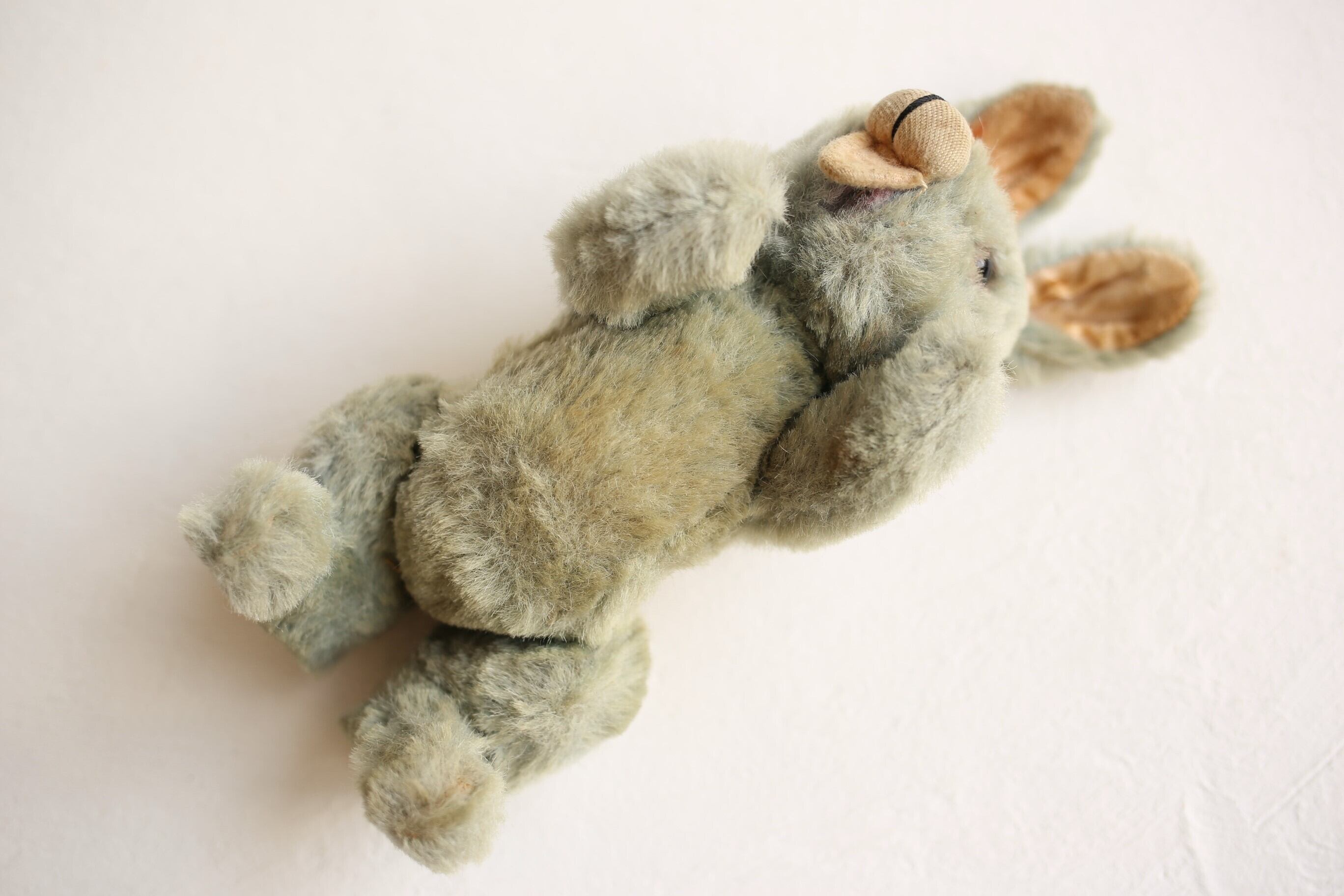 フランス アンティーク ヴィンテージ ぬいぐるみ オープンマウス