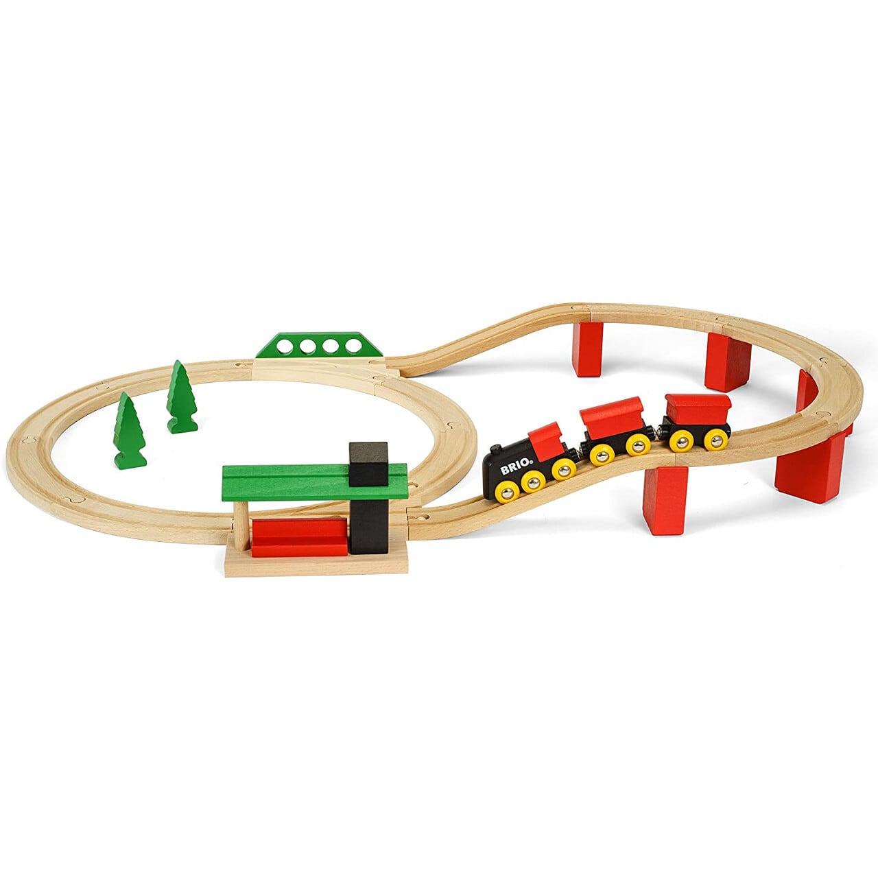 BRIO クラシックDXレールセット | 木のおもちゃ専門店 おもちゃ箱