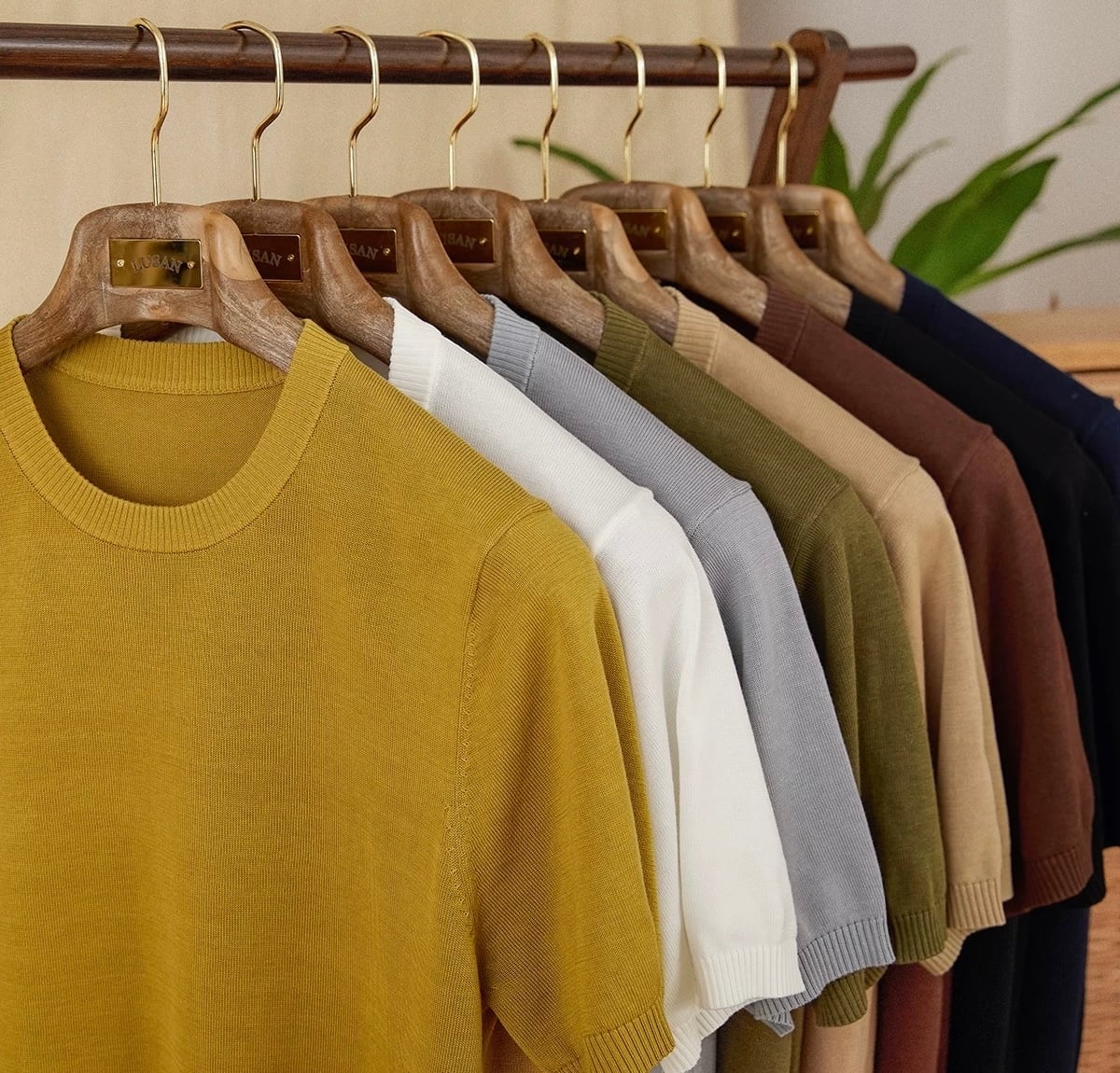 クルーネックニットTシャツ | Wide Range