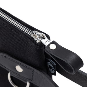 ZIPPED POUCH 3rd / DALBY CANVAS  BLACK
