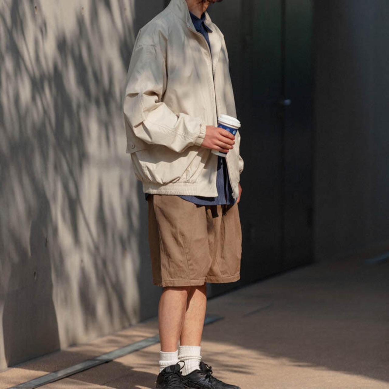 ビッグシルエット薄手ブルゾン　MT0190001