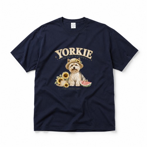 YORKIE SUNLIT GARDEN TEE