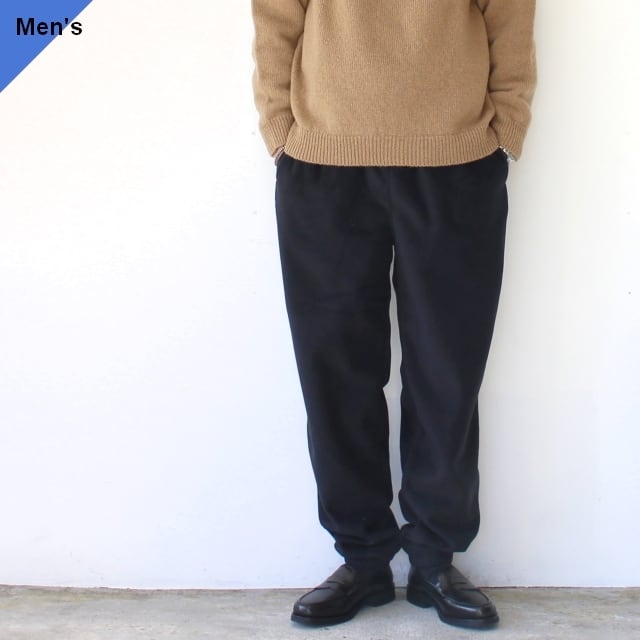 【再入荷】Upscape Audience ポーラテックフリースリブイージーパンツ (Black)