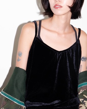 1990s velour camisole