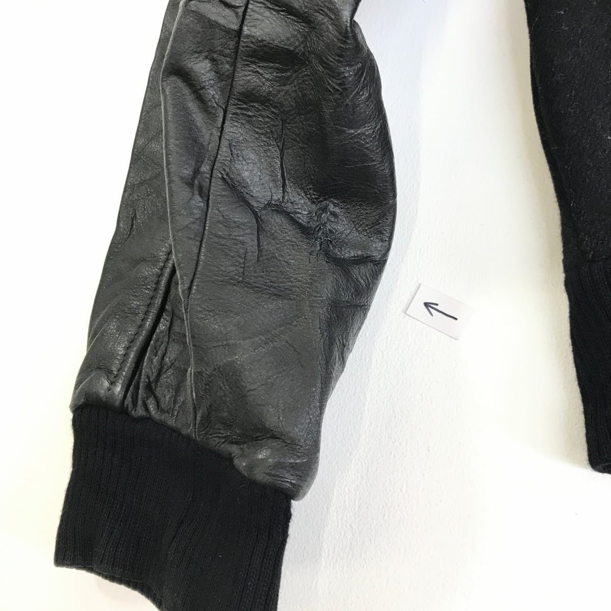 MAC MURRAY 90年代 USA製 袖革スタジャン ベースボール ジャケット