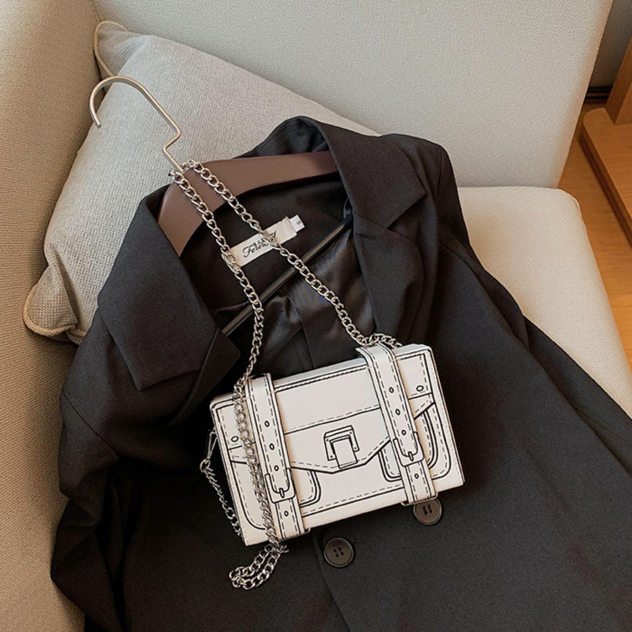 Illustration Square Bag 00053