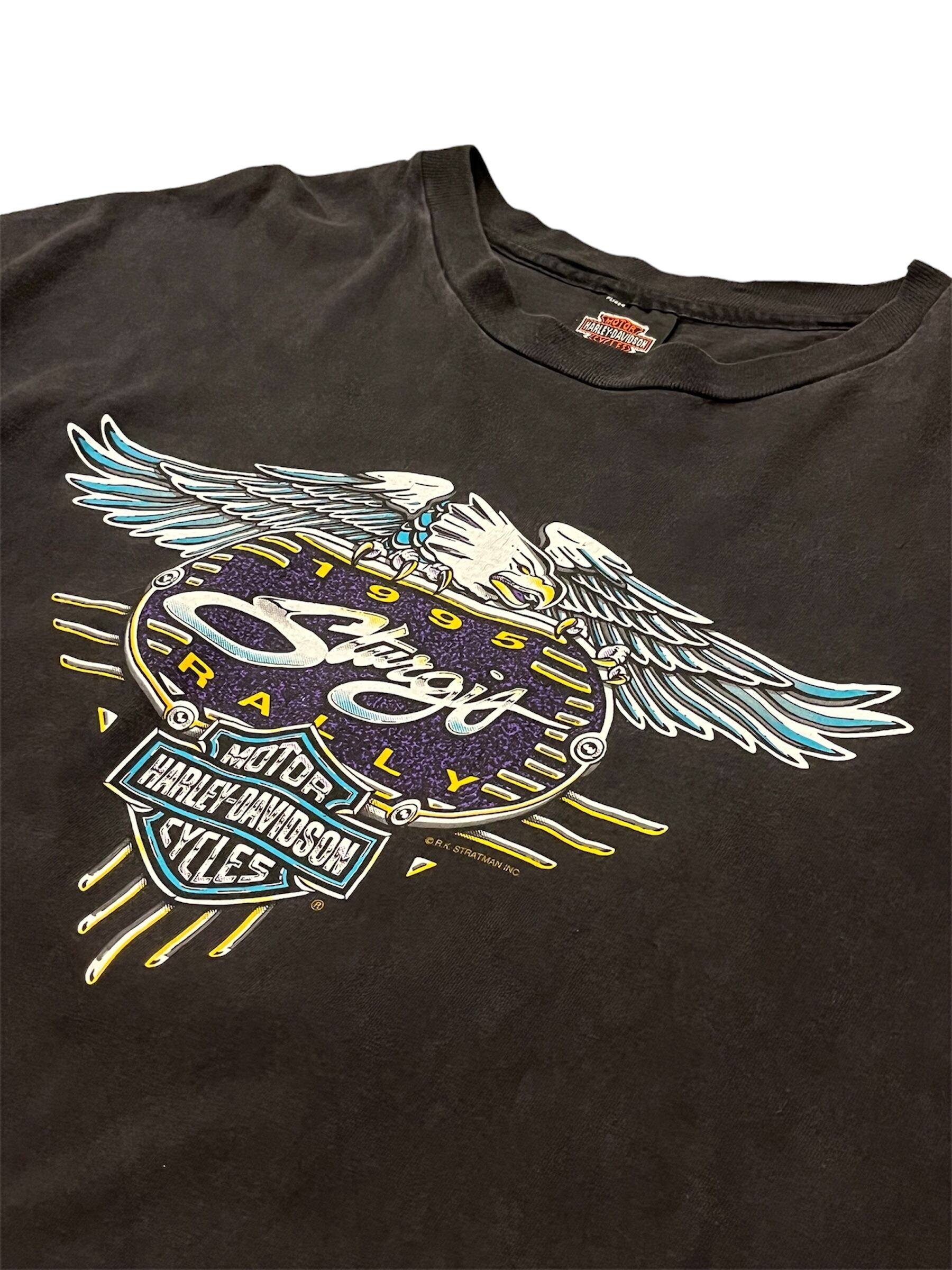ヴィンテージ 80s Sturgis ハーレーTシャツ Harley スタージス（90