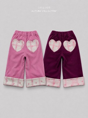 送料無料【予約】UEO /Starry Roll-up Pants/Jr