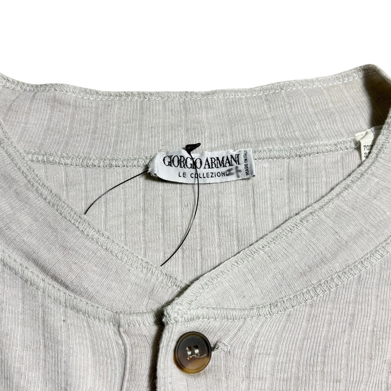 vintage GIORGIO ARMANI henry neck pullover