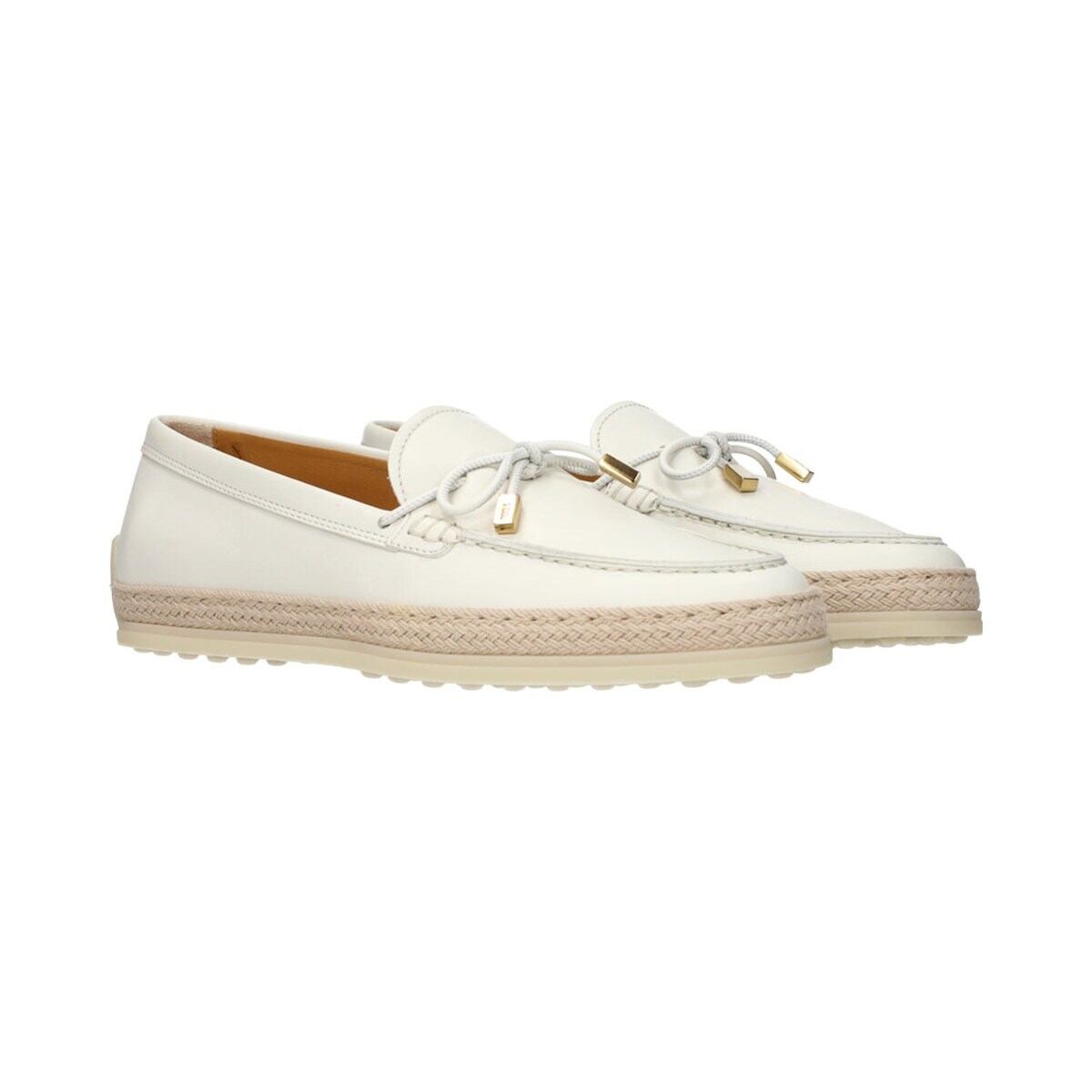 TOD'S トッズ レディース ローファー レザー ベージュ