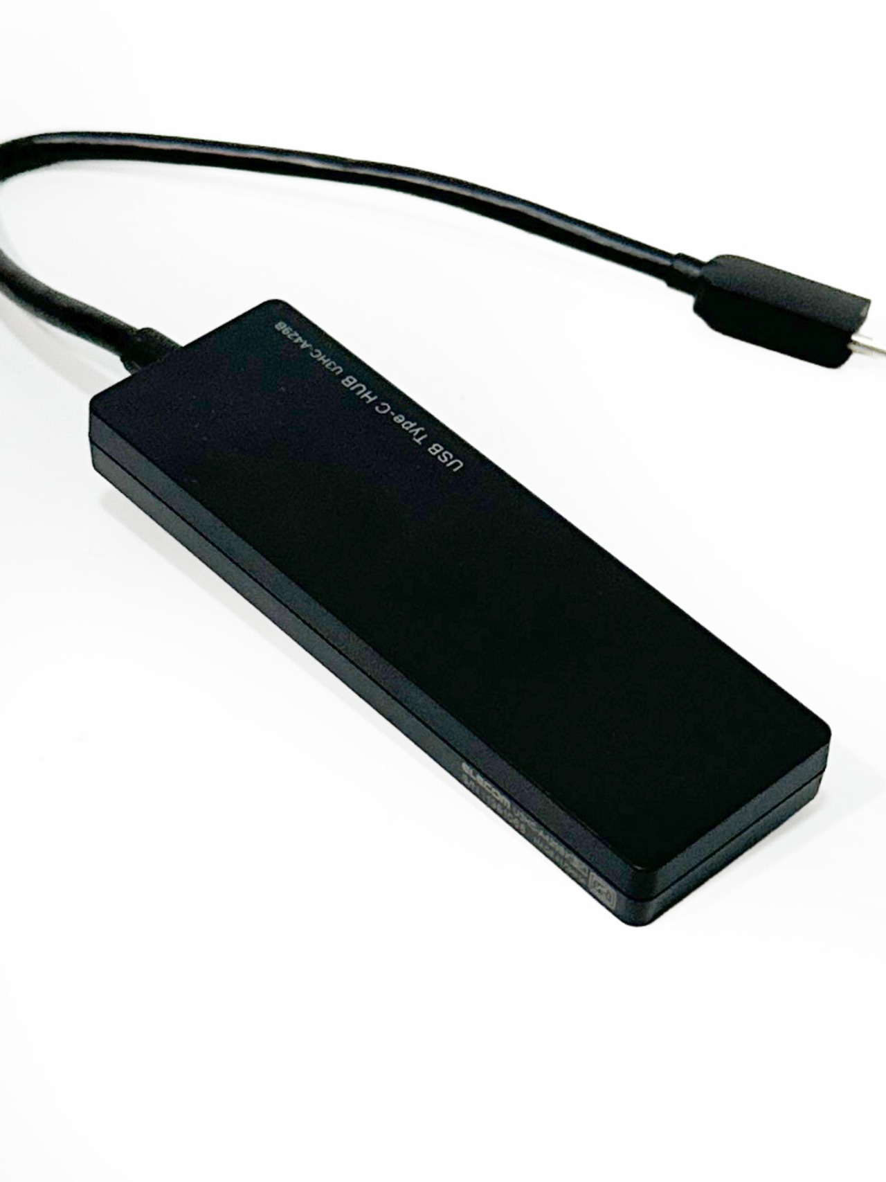 エレコム Elecom USB Type-C接続 4ポート USB3.1ハブ U3HC-A429BXBK 超薄型設計