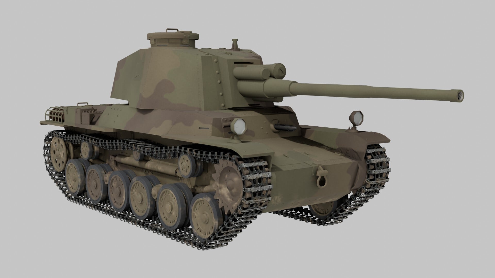3DCGモデルシリーズ005「五式中戦車チリ」 | Sanetomo Shop