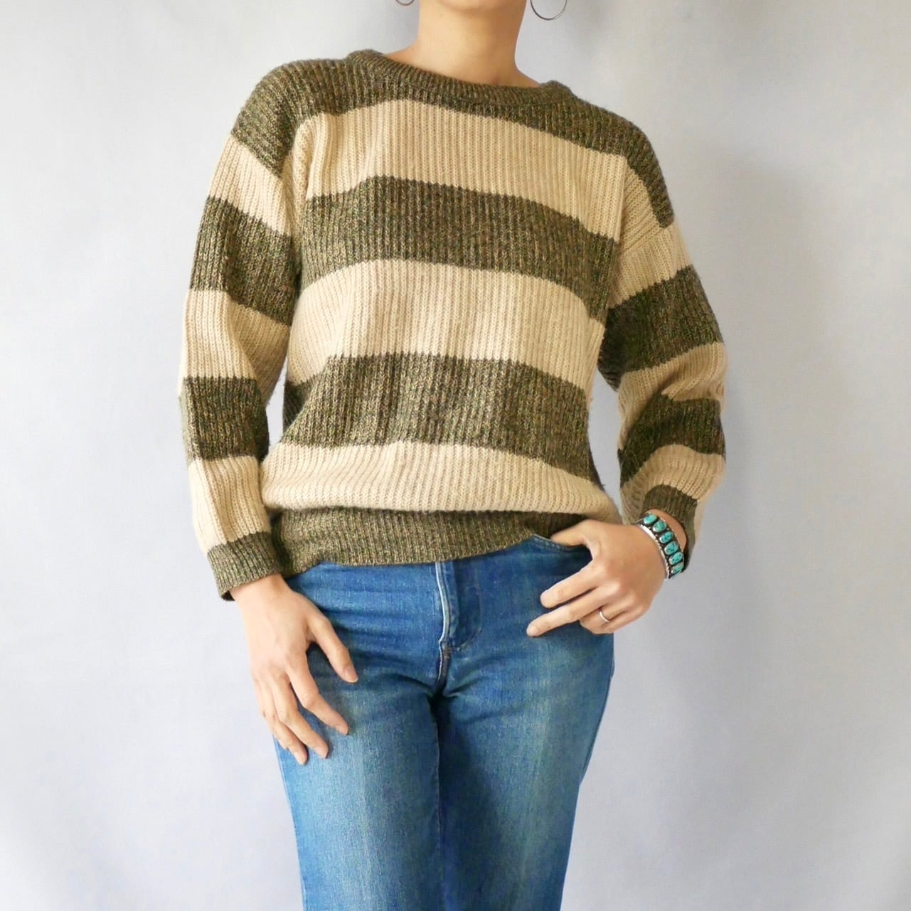 アメリヴィンテージ 鍵網ニット VINTAGE USA CROCHET かぎあみニット  