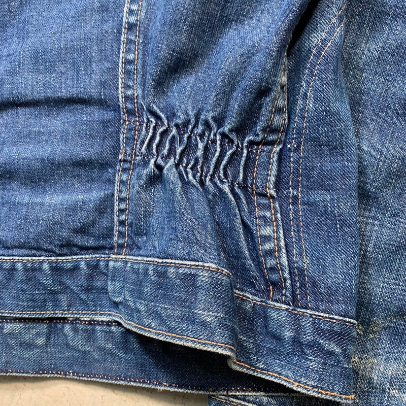 60's WRANGLER ラングラー デニムジャケット 11MJZ 後期 縦ベル BLUE