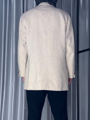 vintage GIANNI VERSACE angora nep tailored jacket