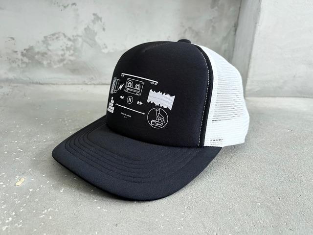 2025SS AFTER DARK "Mixer" Mesh-cap【BLACK/WHITE】