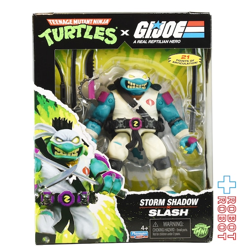 プレイメイツ ティーンエイジ・ミュータント・ニンジャ・タートルズ TMNT x G.I.ジョー スラッシュ as ストームシャドウ アクションフィギュア 未開封