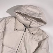 nano universe ナノユニバース LIMONTA フード 中綿 ジャケット /オフホワイト系 レディース