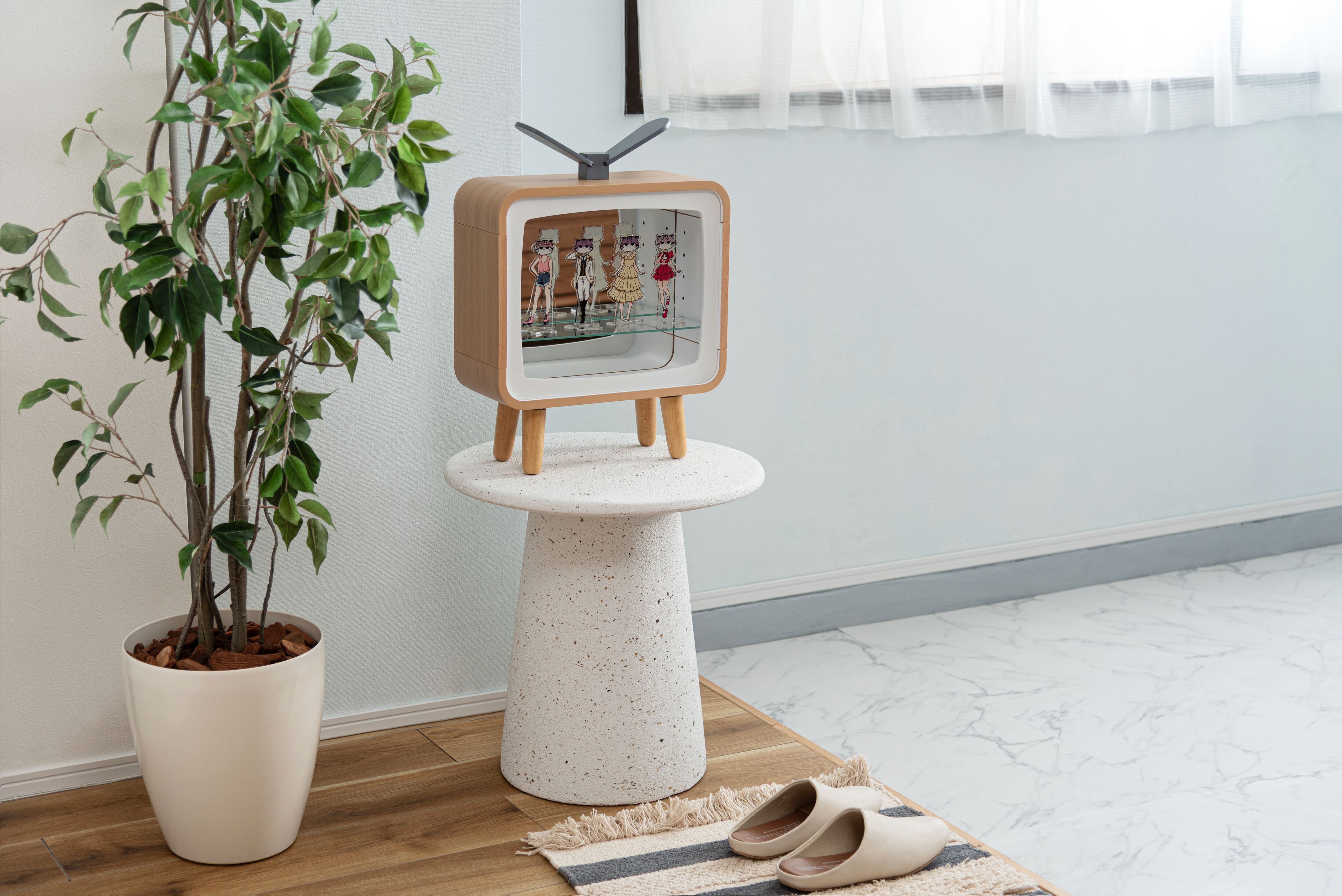 推し活専用家具】レトロテレビラック【メーカー直送・送料込み