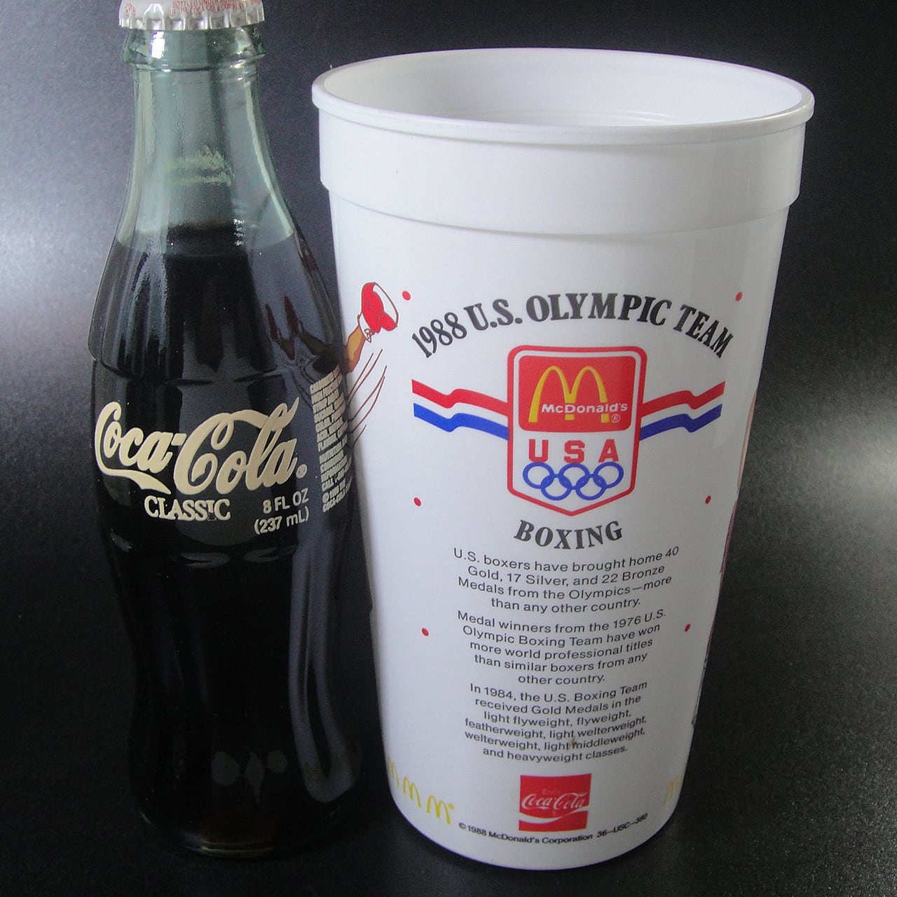80'sアメリカ マクドナルド コカ・コーラ ソウルオリンピック記念