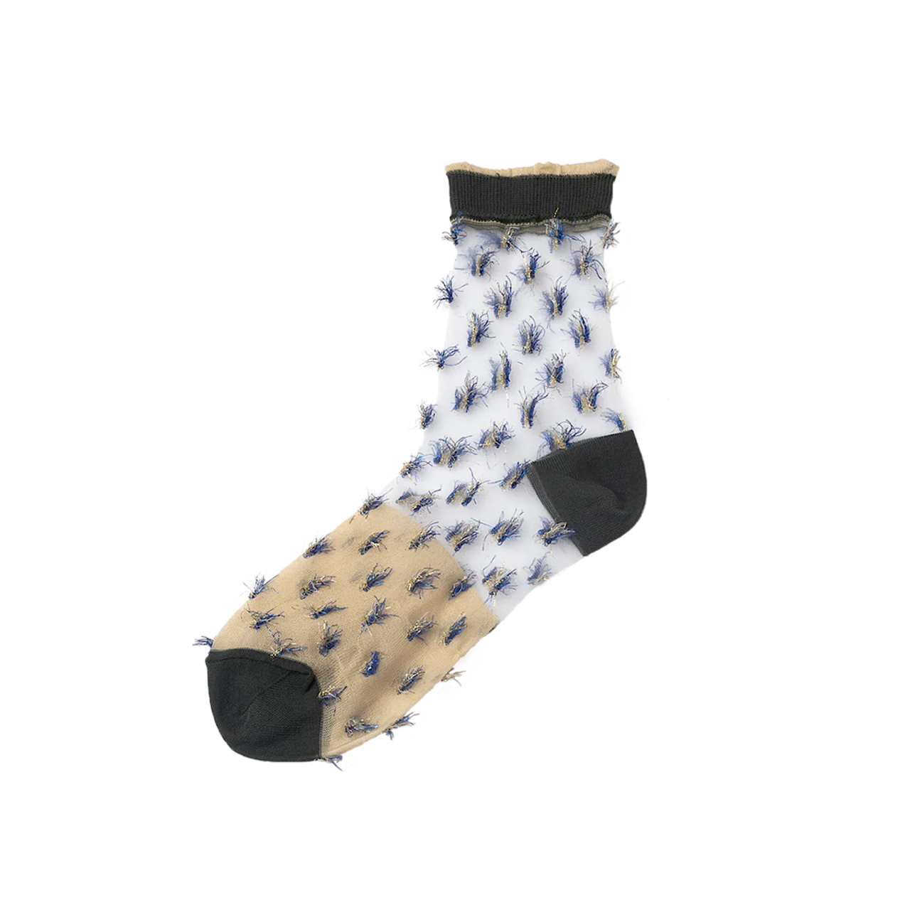 TRICOTÉ / dot shaggy  socks TR11SO019