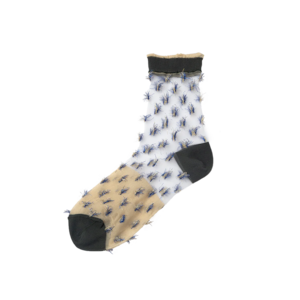 TRICOTÉ / dot shaggy  socks TR11SO019