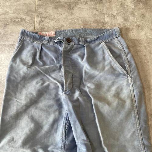 50-60s Au Fusil フレンチワーク モールスキン パンツ W32 詳細写真3