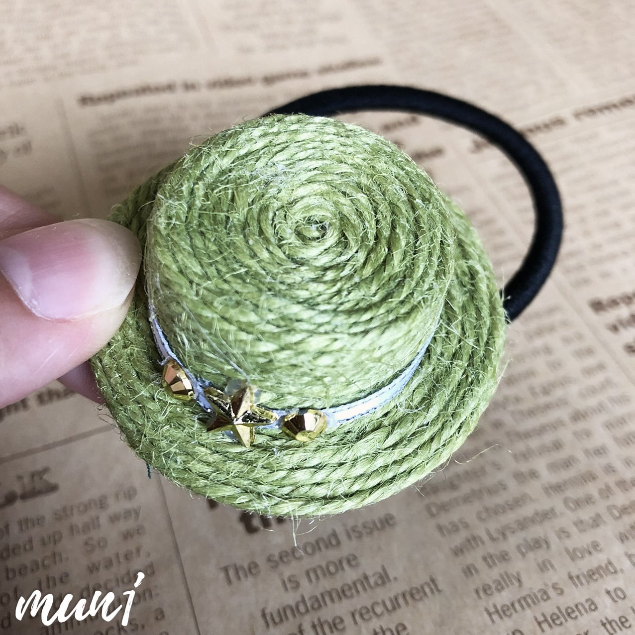 全4種］☆販売再開&追加☆ 麦わら帽子風ヘアゴム | mun1'