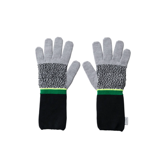 TRICOTÉ / melange gloves M